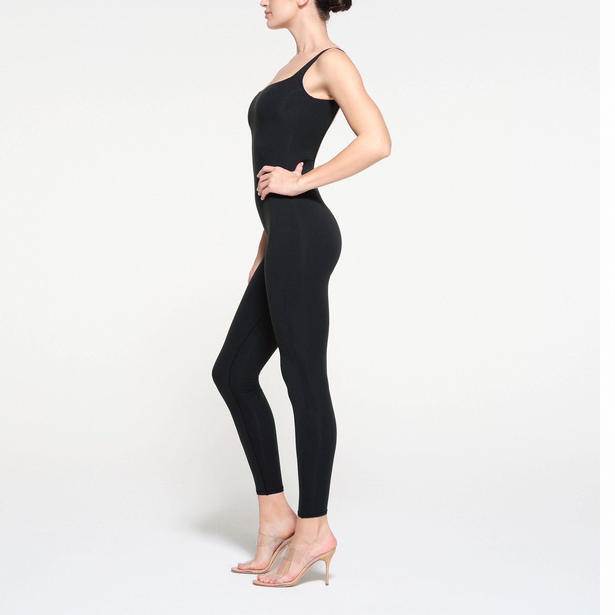 FITS EVERYBODY SQUARE NECK LOW BACK CATSUIT | ONYX Product Image