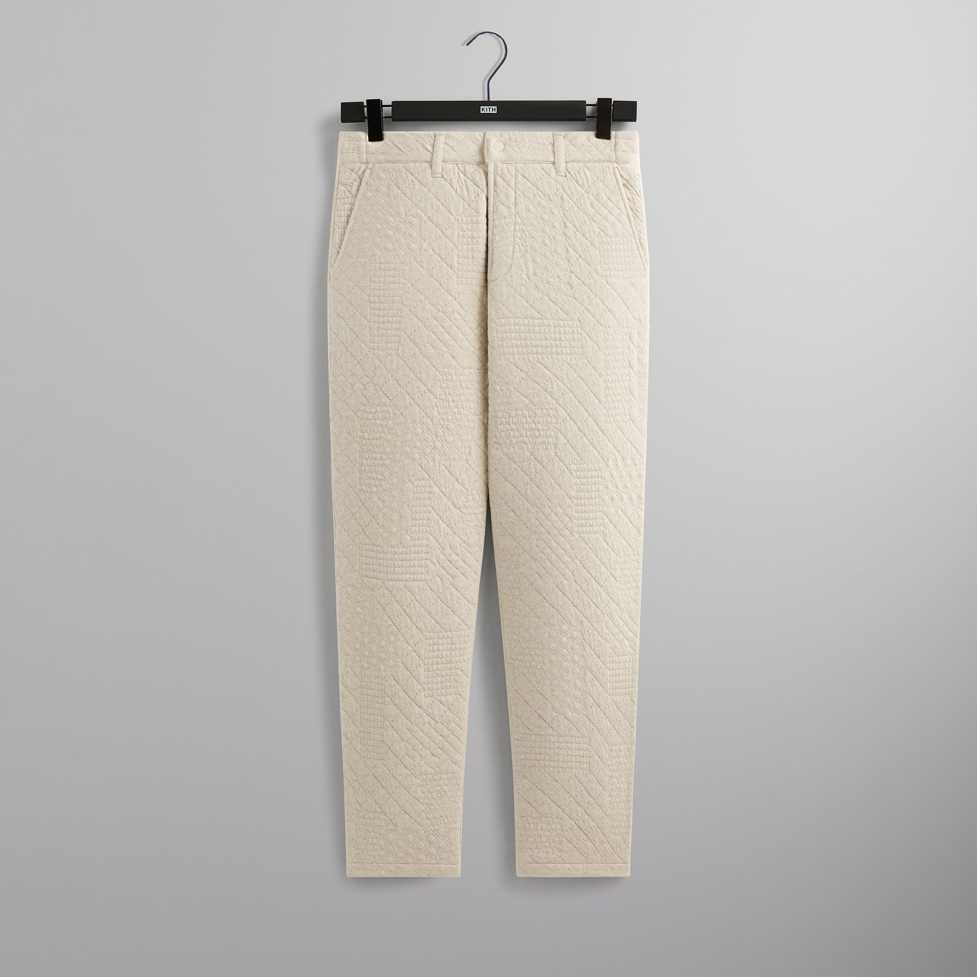 Kith Mixed Stitch Interlock Garrison Pant - Sandrift Male Product Image