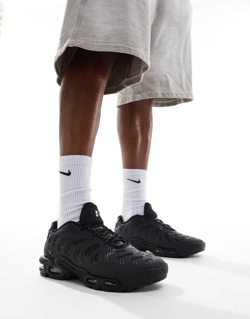 NIKE Air Max Plus Drift Sneakers In Black Product Image