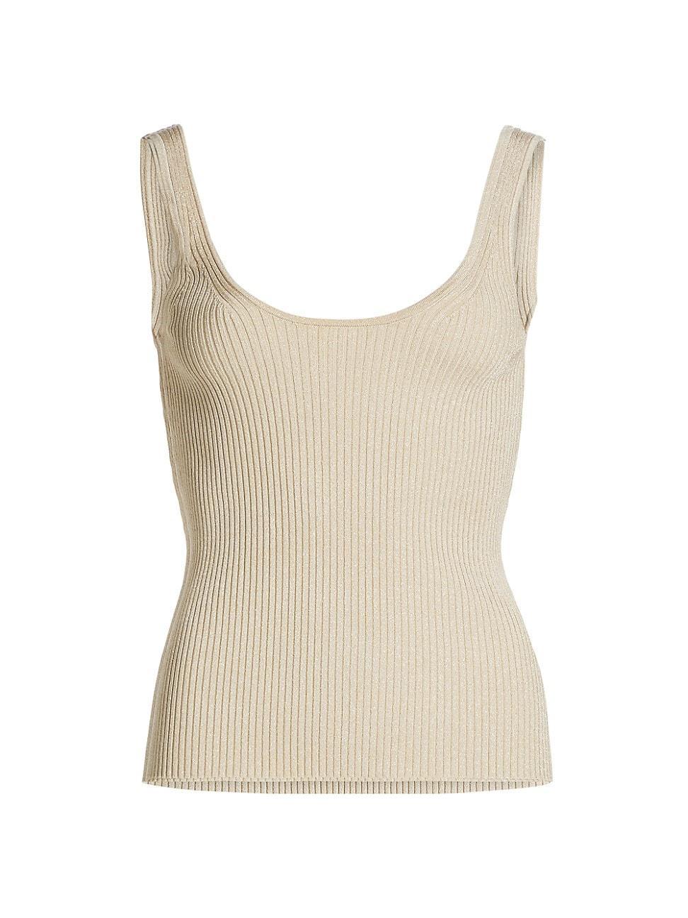 Womens Story One Metallic Tank Top product image