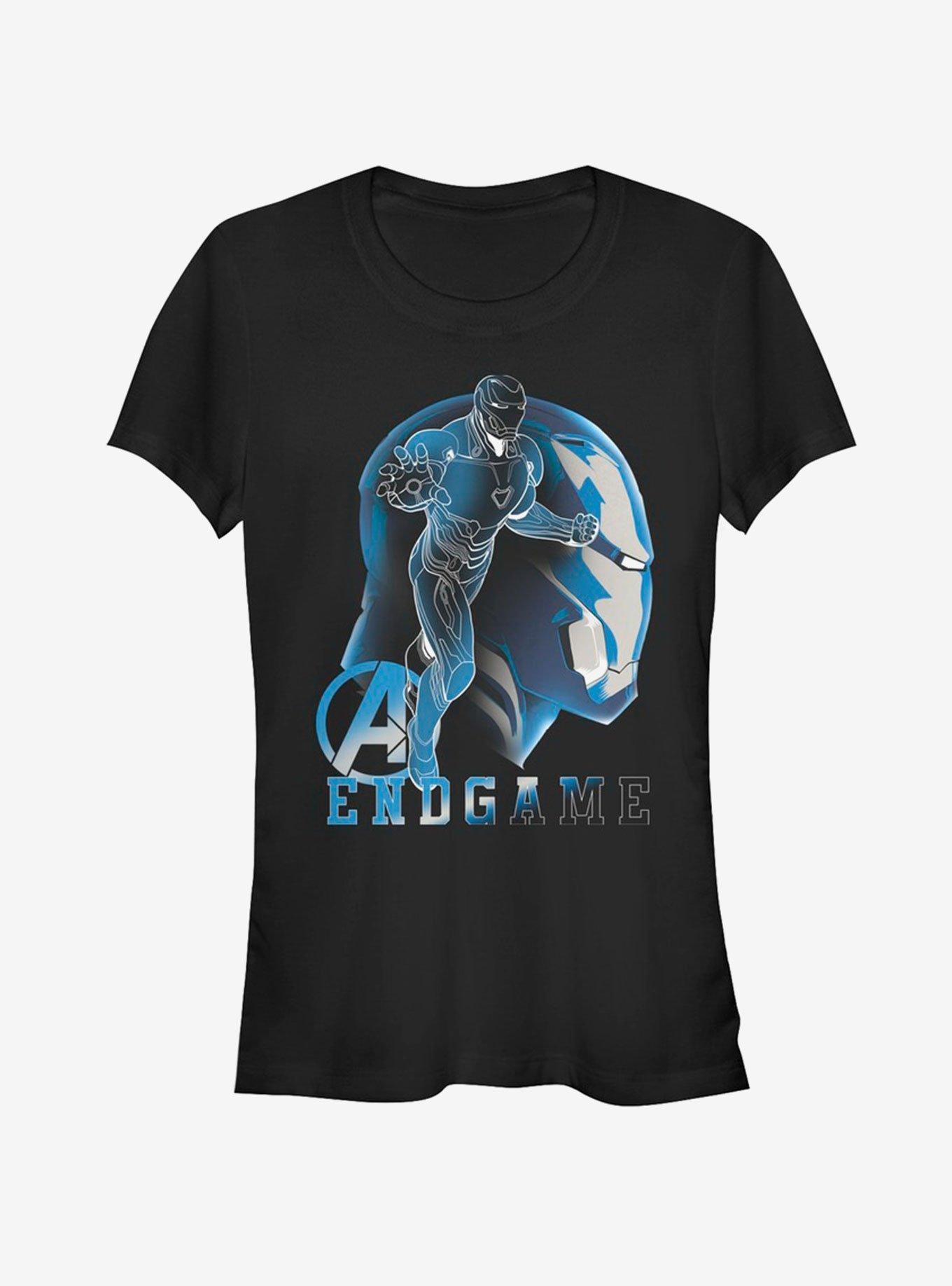 Marvel Avengers Endgame Iron Man Endgame Silhouette Girls T-Shirt Product Image