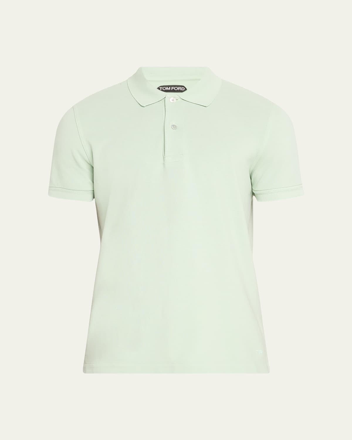 TOM FORD Short Sleeve Cotton Piqu Polo Product Image