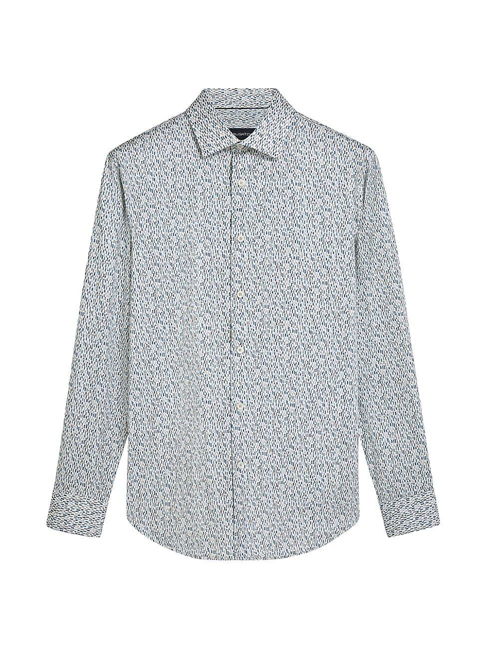 Bugatchi OoohCotton James Abstract Print Button-Up Shirt Product Image