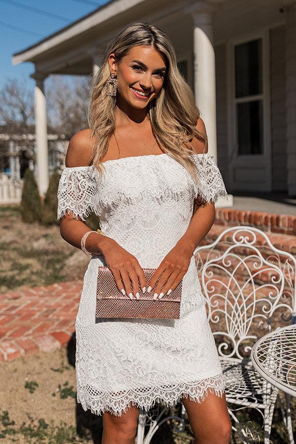 Put A Ring On It Lace Dress Product Image