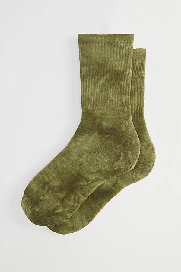 Tie-Dye Crew Sock Mens at Urban Outfitters Product Image