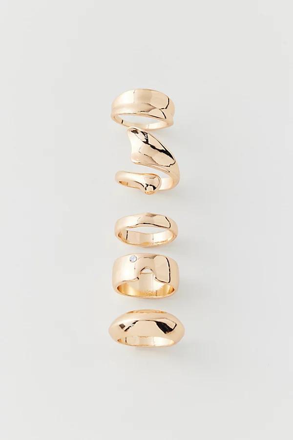 Statement Metal Ring Set Womens at Urban Outfitters Product Image