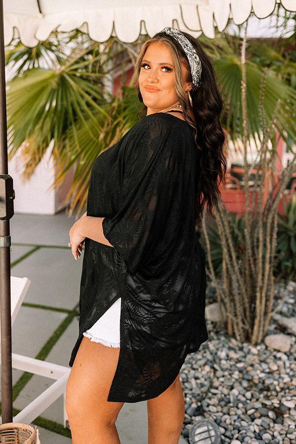 Take A Trip Shift Tunic In Black Curves Product Image