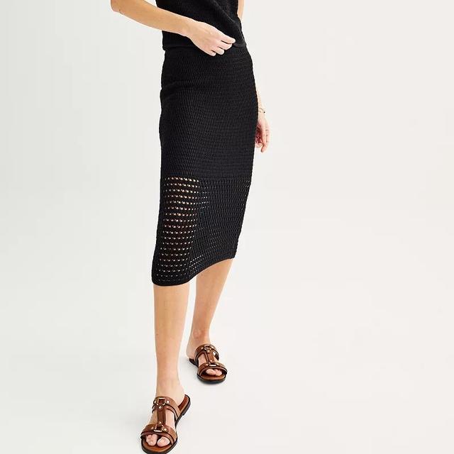 Womens Nine West Crochet Set Skirt Product Image