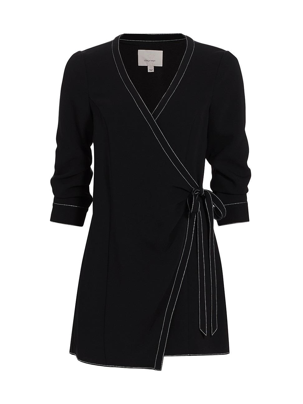 Womens Chelsea Wrap Minidress Product Image