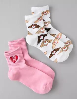 AE More Love Boyfriend Sock 2-Pack Product Image