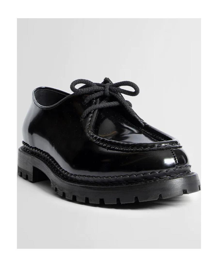 SAINT LAURENT Marbeuf Panelled Derby Shoes In Black Product Image