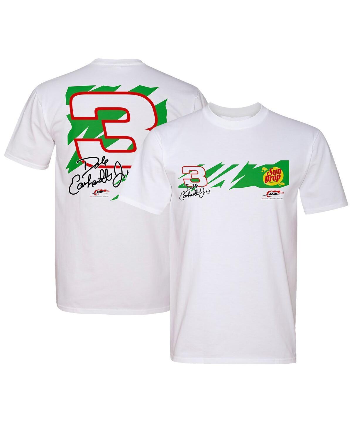 Mens Jr Motorsports Official Team Apparel White Dale Earnhardt Jr. Lifestyle T-shirt Product Image