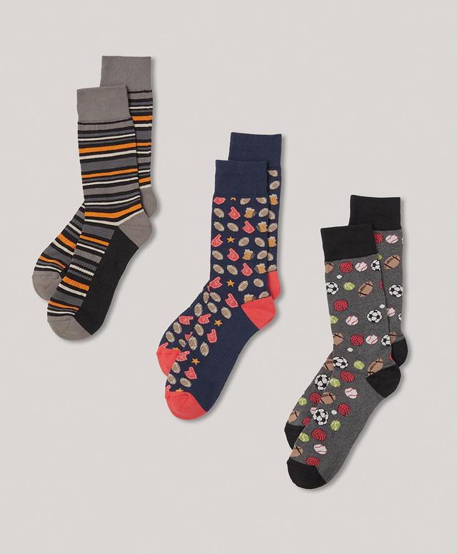 Mens The Perfect Crew Socks 3-Pack 1S Product Image