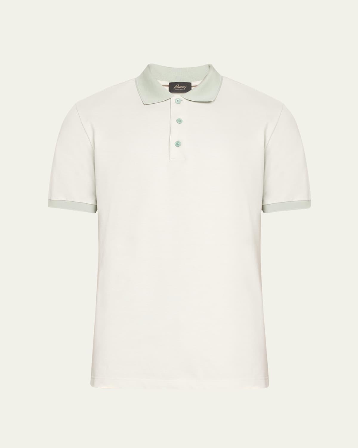 Mens Cotton Polo Shirt Product Image