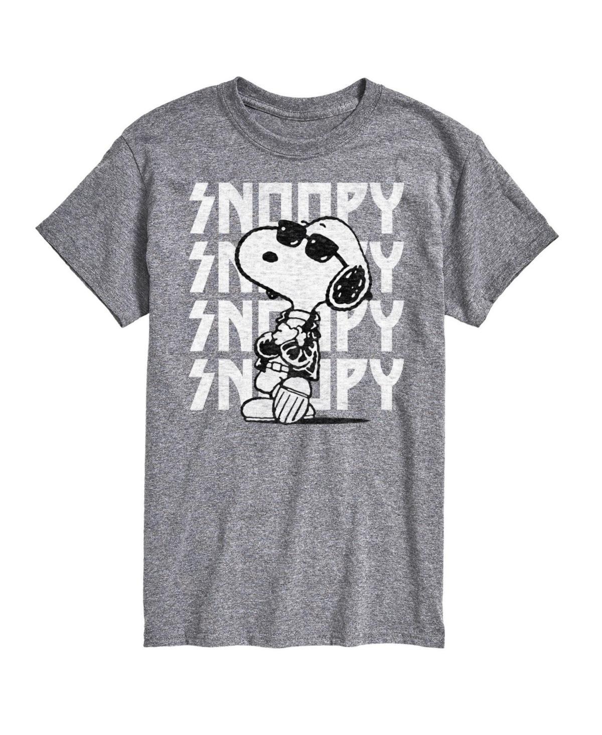 Hybrid Apparel Snoopy Rock Name Repeat Mens Short Sleeve Tee Product Image