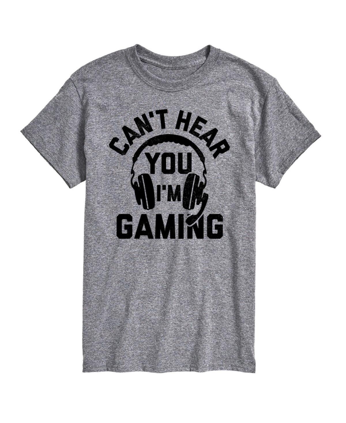 Hybrid Apparel Cant Hear You Gaming Mens Short Sleeve Tee Product Image