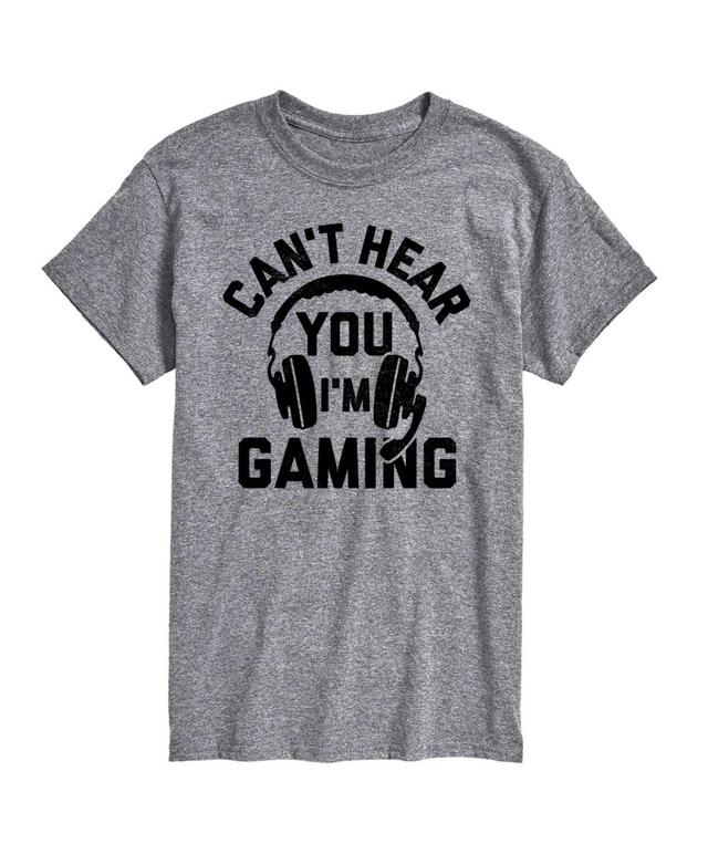 Hybrid Apparel Cant Hear You Gaming Mens Short Sleeve Tee Product Image