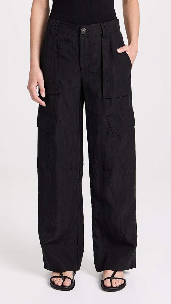 Vince Mid Rise Fluid Cargo Trousers | Shopbop Product Image