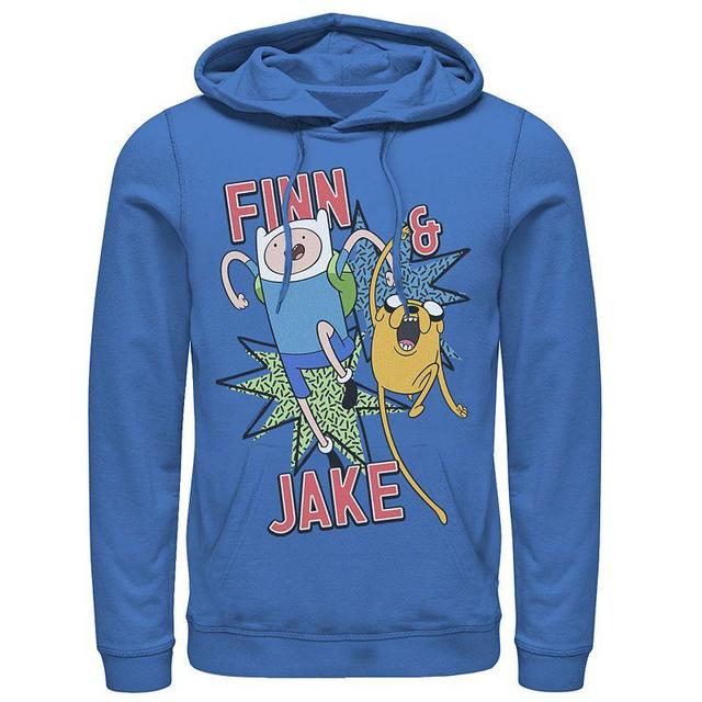 Mens Cartoon Network Adventure Time Finn & Jake Kapow Hoodie Product Image