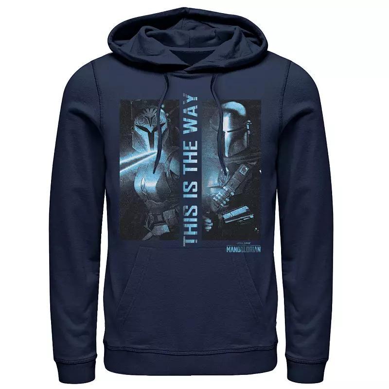 Disneys Encanto Mens Sister Trio Circle Portrait Hoodie Blue Product Image