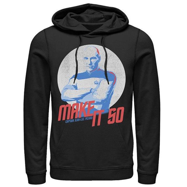 Mens Star Trek The Next Generation Make It So Hoodie Product Image