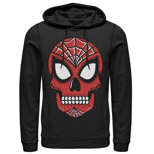 Mens Marvel Spider Man Sugar Skull Graphic Hoodie Product Image