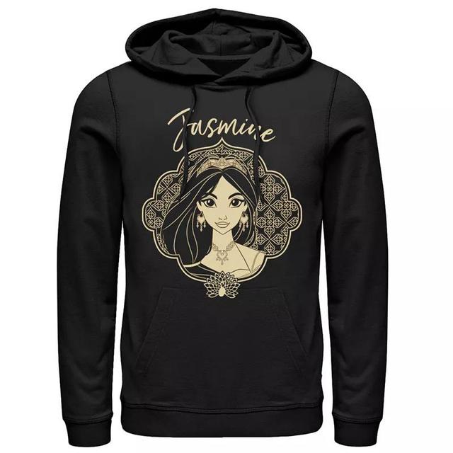 Disneys Aladdin Mens Jasmine Graphic Hoodie Blue Product Image