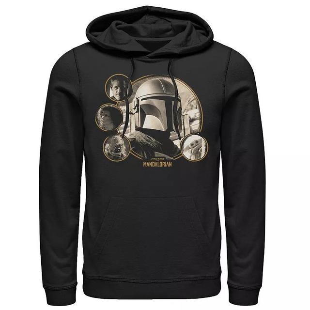 Mens Star Wars The Mandalorian Circle Portraits Hoodie Product Image