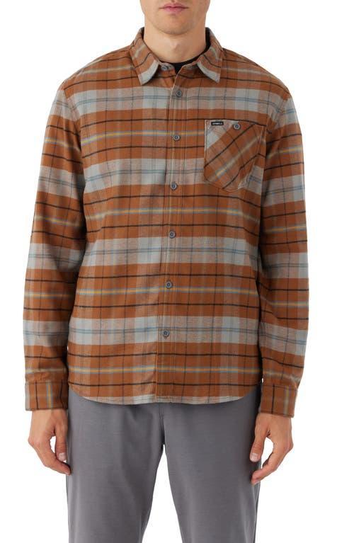 ONeill Redmond Plaid Stretch Flannel Button-Up Shirt Product Image