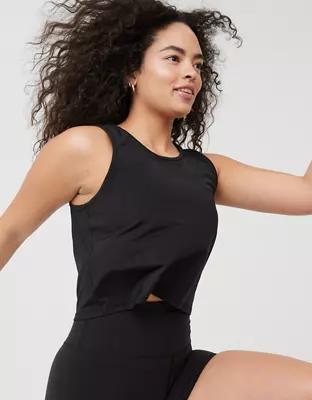 OFFLINE By Aerie Sweat Sesh Cropped Tank Top Product Image