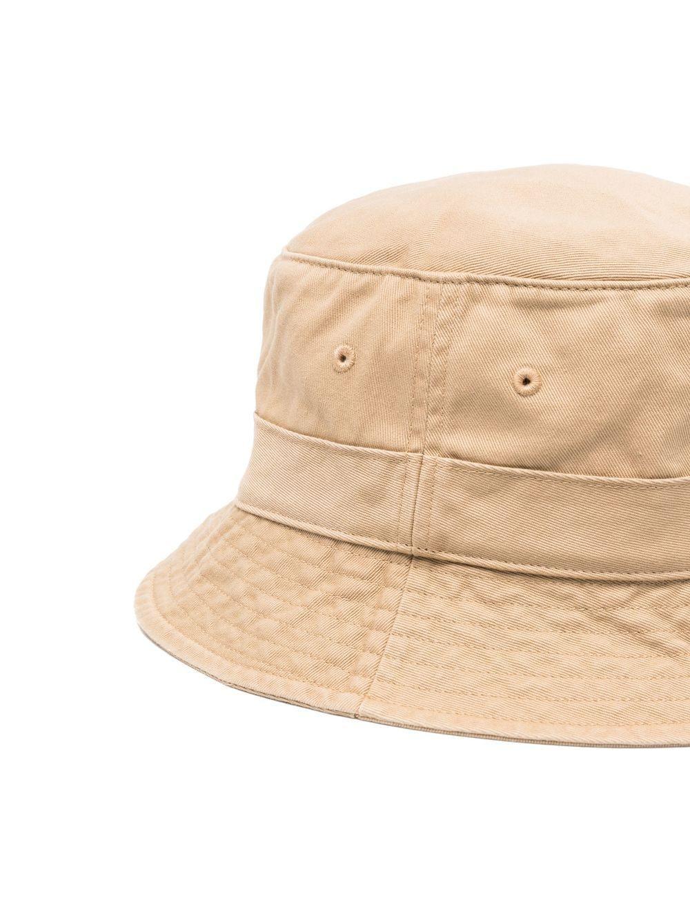 POLO RALPH LAUREN Logo-embroidered Bucket Hat In Brown Product Image