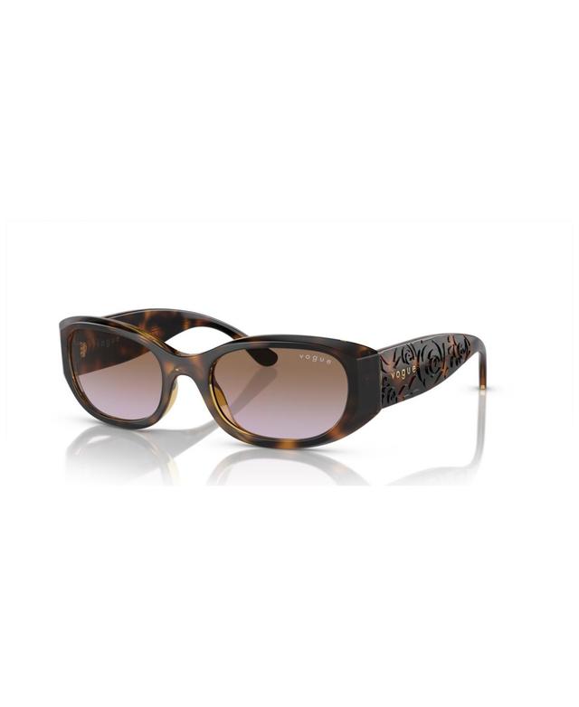 Vogue Eyewear Woman Sunglass VO5525S - Frame color: Dark Havana, Lens color Product Image