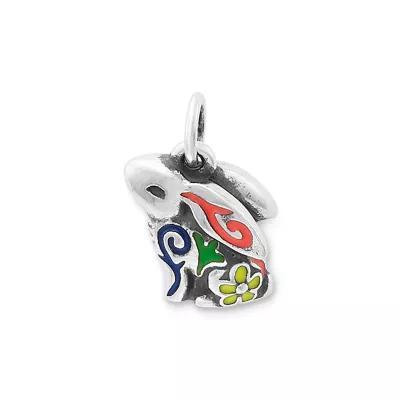 Enamel Festive Bunny Charm Product Image