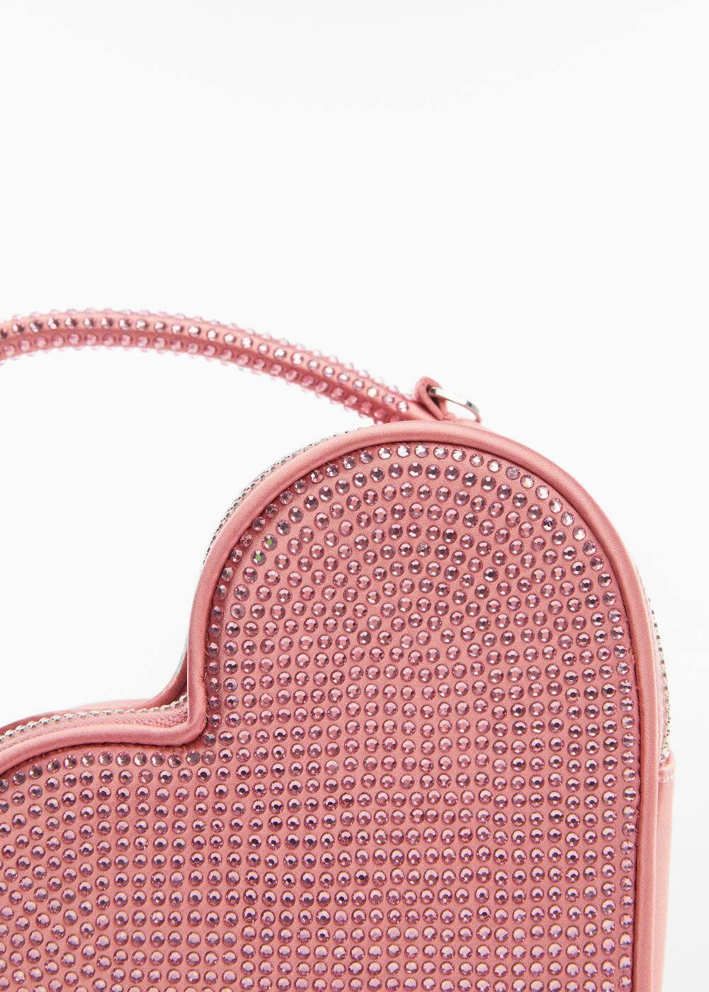 MANGO - Crystal heart bag - One size - Women Product Image