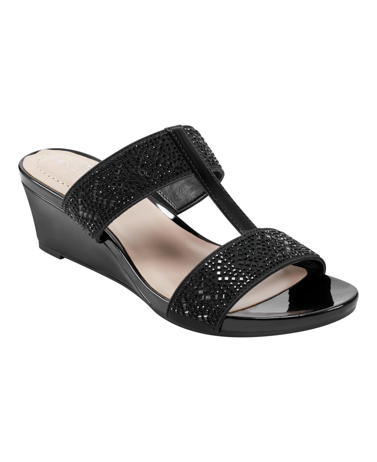 Bandolino Womens Iluvit Embellished Dress Wedge Sandals Product Image