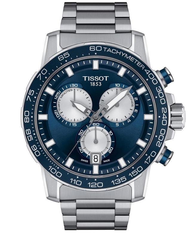 Tissot Mens Supersport Quartz Chronograph Stainless Steel Bracelet Watch Product Image