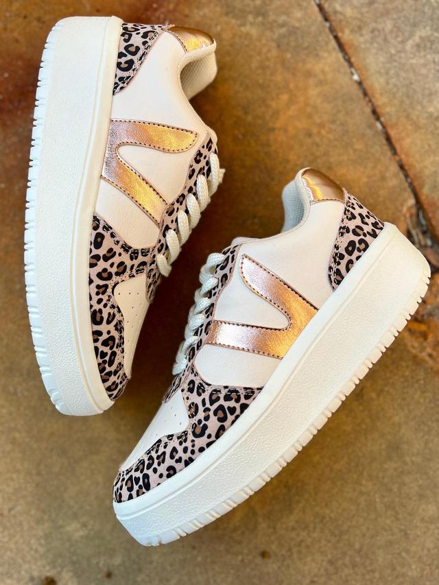 Ivy Nude Leopard Sneakers* Product Image