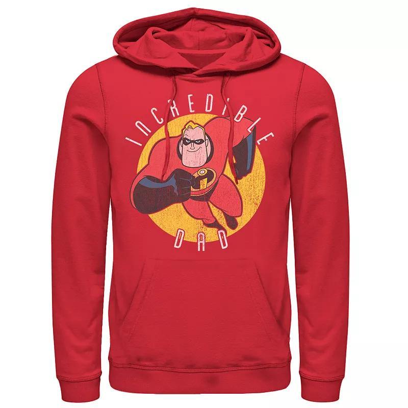 Mens Disney / Pixar Incredibles Mr. Incredible Dad Pullover Hoodie Product Image