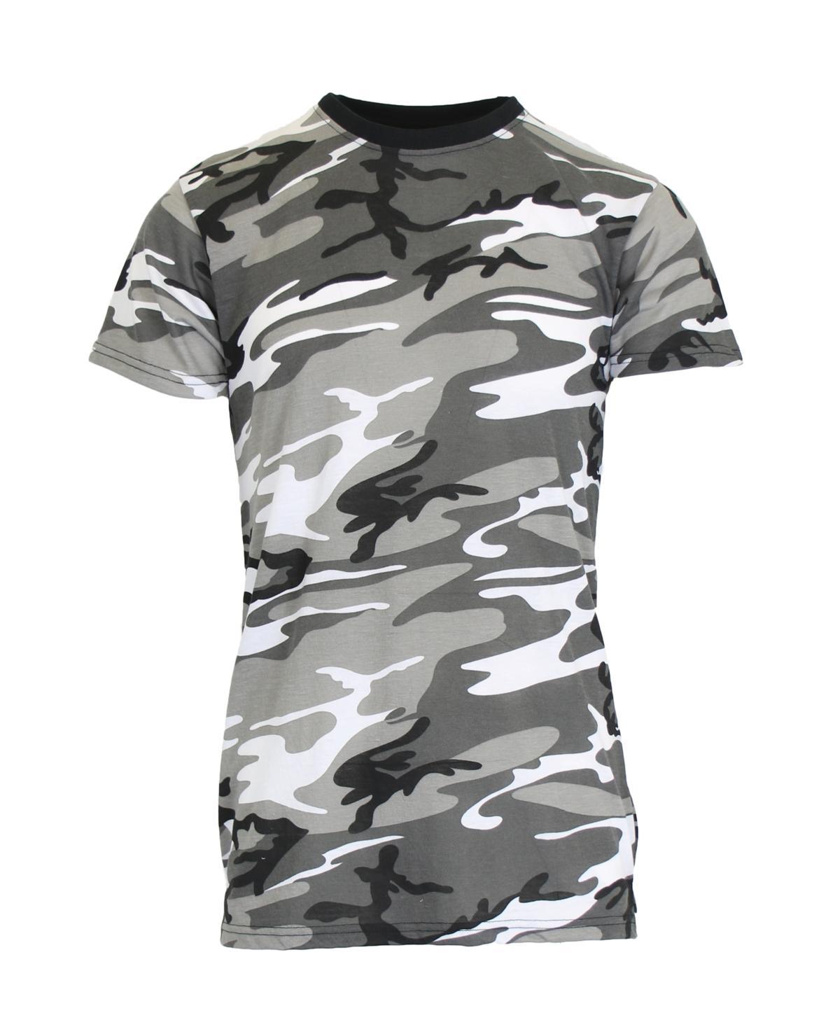 Galaxy By Harvic Mens Camo Printed Short Sleeve Crew Neck T-shirt Product Image