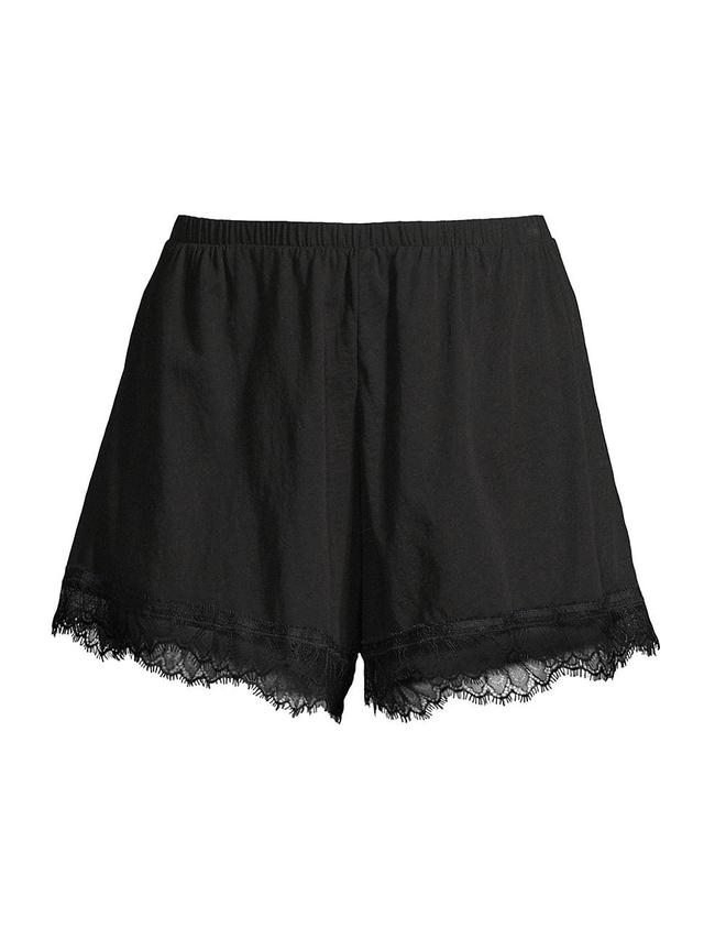 Womens Elasticized Lace Shorts Product Image