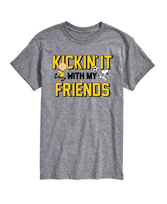 Mens Peanuts Kickin It T-shirt Product Image