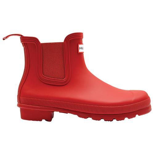 Hunter Womens Original Chelsea - Shoes Red/Red Product Image