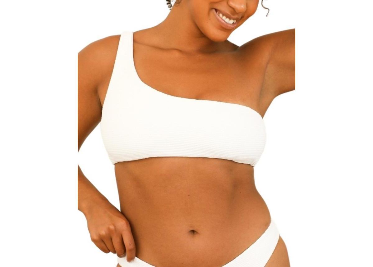 Dippin Daisys Womens Eco Cali Asymmetrical Bikini Top Product Image