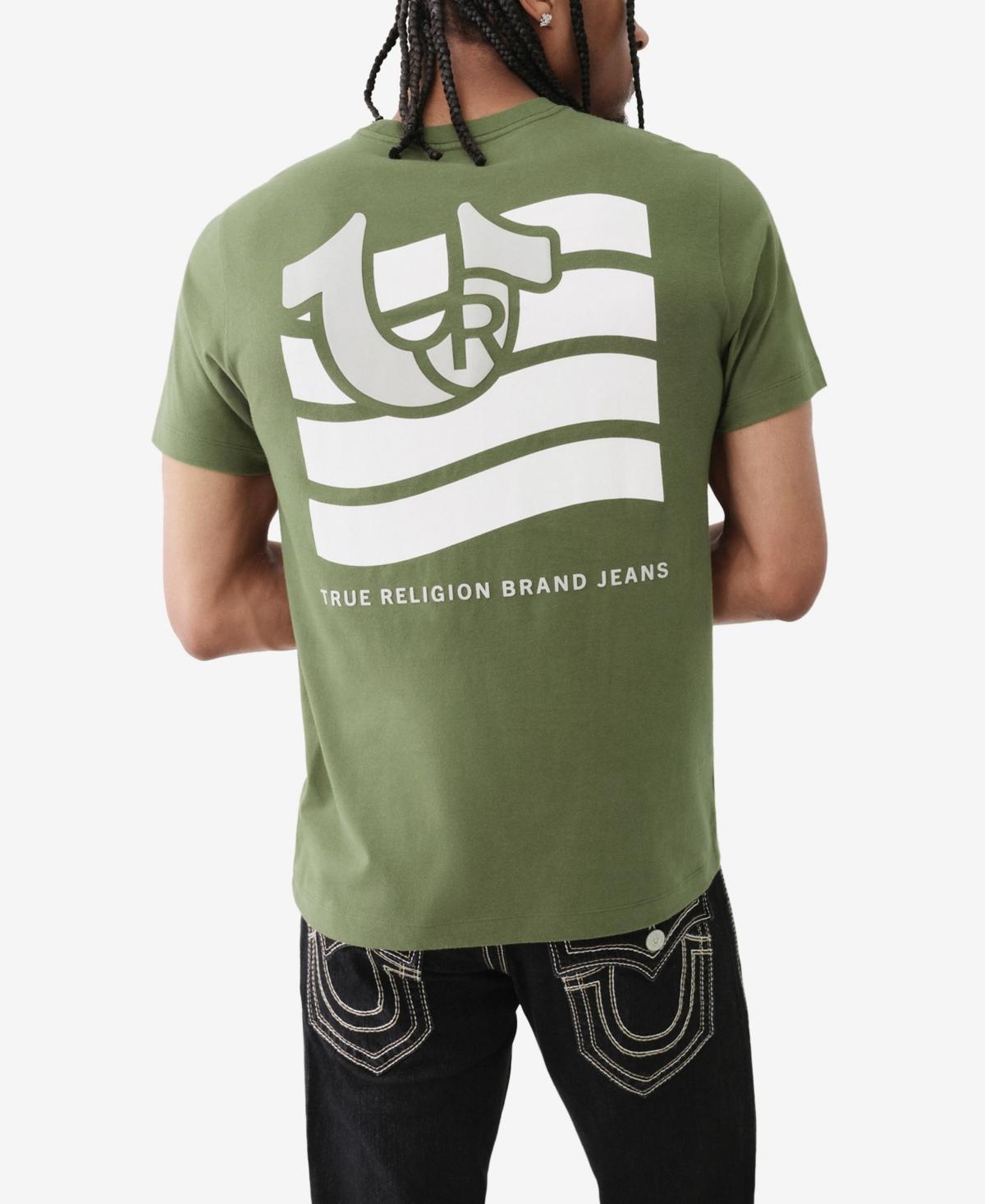 True Religion Mens Short Sleeve High Density Flag Tee Product Image