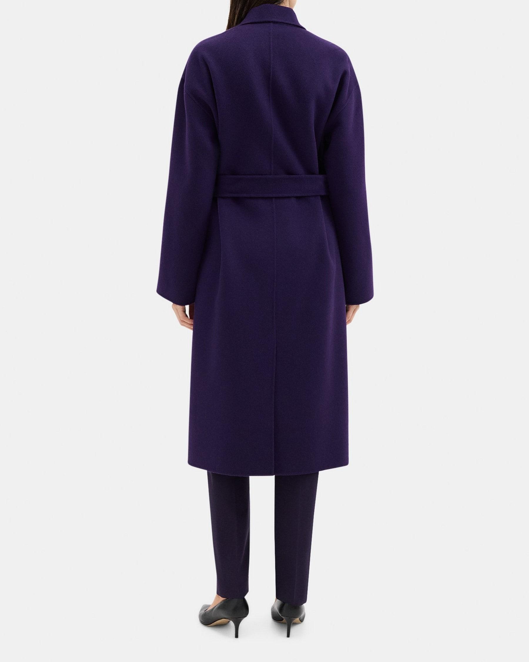 Robe Coat in Double-Face Wool-Cashmere Product Image