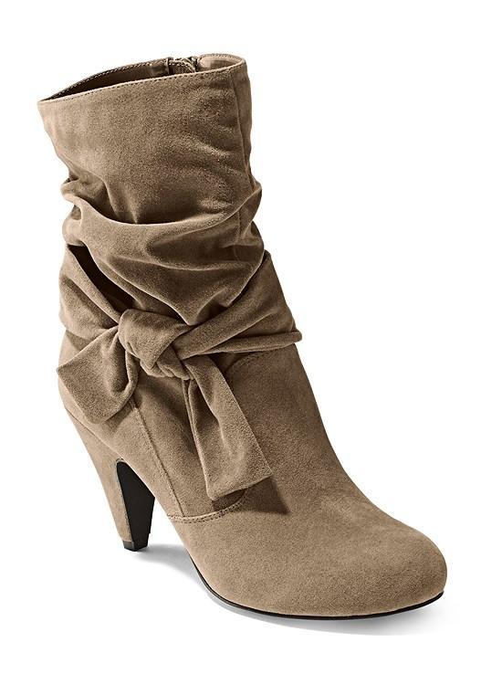 Knotted Slouchy Boots Product Image