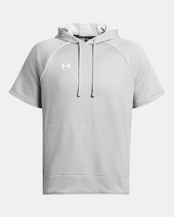 Mens UA Command Warm-Up Short Sleeve Hoodie Product Image