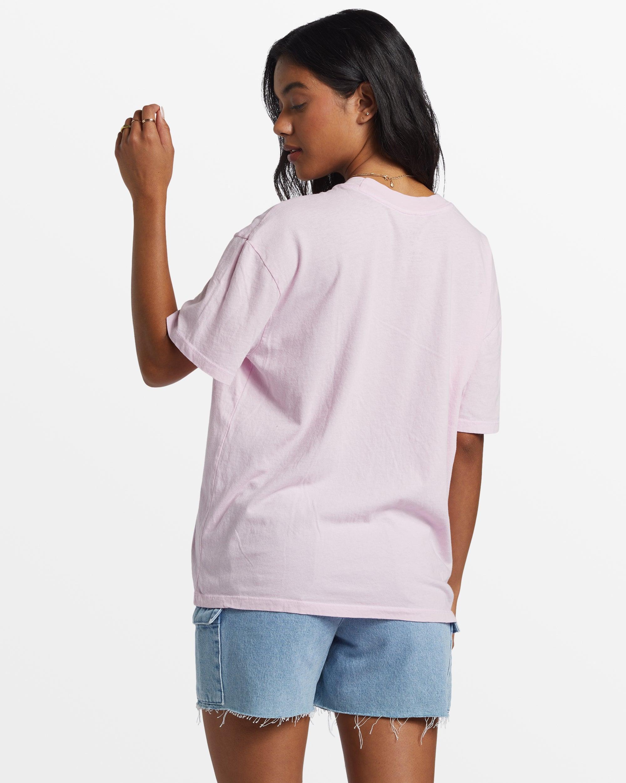 Aloha All Day Oversized T-Shirt - Sweet Pink Female Product Image