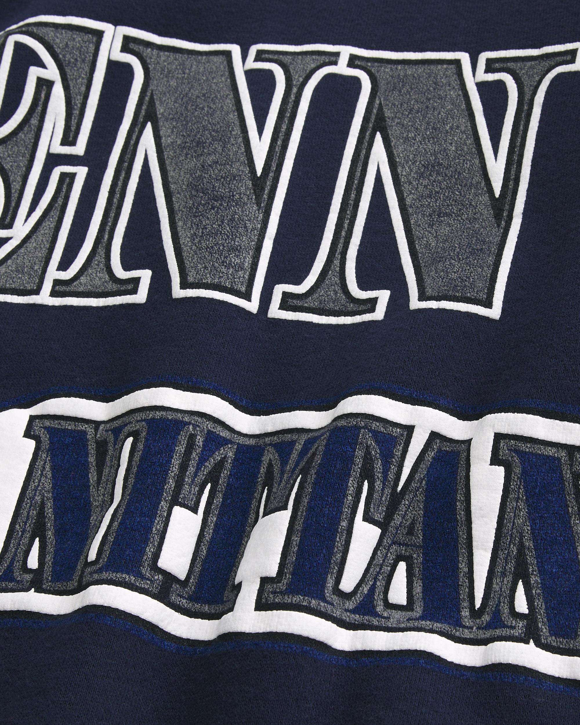 Boxy Penn State Nittany Lions Graphic Crew Sweatshirt Product Image