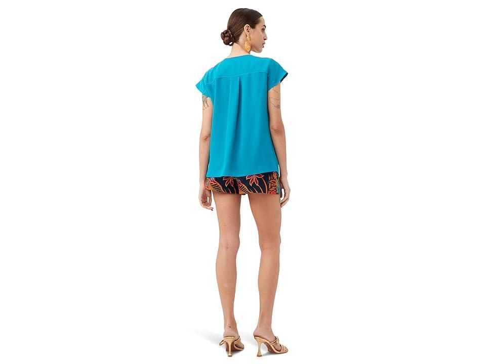 Trina Turk Banita Top (Bahia ) Women's Clothing Product Image